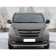 Передняя защита ST008 (нерж) для Hyundai H300, H1, Starex 2008-2020 гг