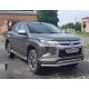 Передняя защита ST008 (нерж) для Mitsubishi L200 2015-2024 гг