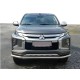 Передняя защита ST008 (нерж) для Mitsubishi L200 2015-2024 гг