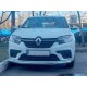 Передній захист ST008 (нерж) для Renault Sandero 2013-2022 рр