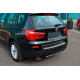 Накладка на задний бампер из нержавеющей стали OmsaLine (матовая, нерж.) для BMW X3 F25 2011-2018 гг