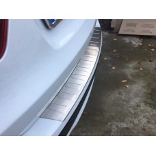 Накладка зі сталі на задній бампер OmsaLine (матова, нерж.) для BMW X3 F-25 2011-2018 рр