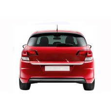 Накладка на кромку багажника (нерж.) Carmos - Турецька сталь для Citroen C-4 2010-2018 рр