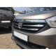 Накладки на решітку (4 шт, нерж.) для Dacia Lodgy 2012-2022 рр Накладки на решітку (4 шт, нерж.) для Dacia Lodgy 2012-2022 рр