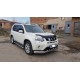 Передняя защита ST015 (нерж.) для Nissan X-trail T31 2007-2014 гг