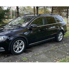 Накладки на арки (4 шт, чорні, ABS) для Volkswagen Passat B7 2012-2015рр