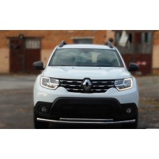 Передній захист ST014 (нерж.) d60/42 для Dacia Duster 2008-2018 рр