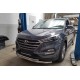 Передняя защита ST014 (нерж.) d60/60 для Hyundai Tucson TL 2016-2021 гг