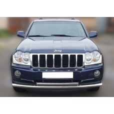 Передняя защита ST014 (нерж.) d60/60 для Jeep Grand Cherokee WK 2004-2010 гг