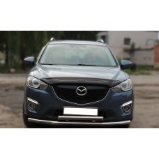 Передняя защита ST014 (нерж.) d60/60 для Mazda CX-5 2012-2017 гг