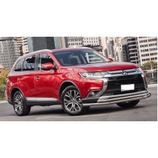 Передняя защита ST014 (нерж.) d60/42 для Mitsubishi Outlander 2012-2021 гг