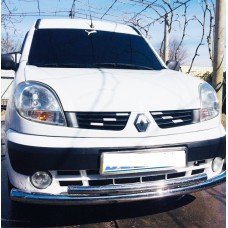 Передній захист ST014 (нерж.) d60/42 для Renault Kangoo 1998-2008 рр
