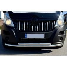 Передняя защита ST014 (нерж.) d60/60 для Renault Master 2011-2023 гг