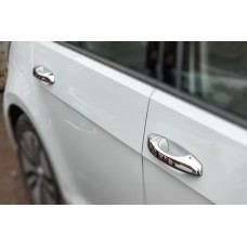 Накладки на ручки (4 шт, нерж) Carmos - Турецька сталь для Volkswagen Golf 7/E-Golf