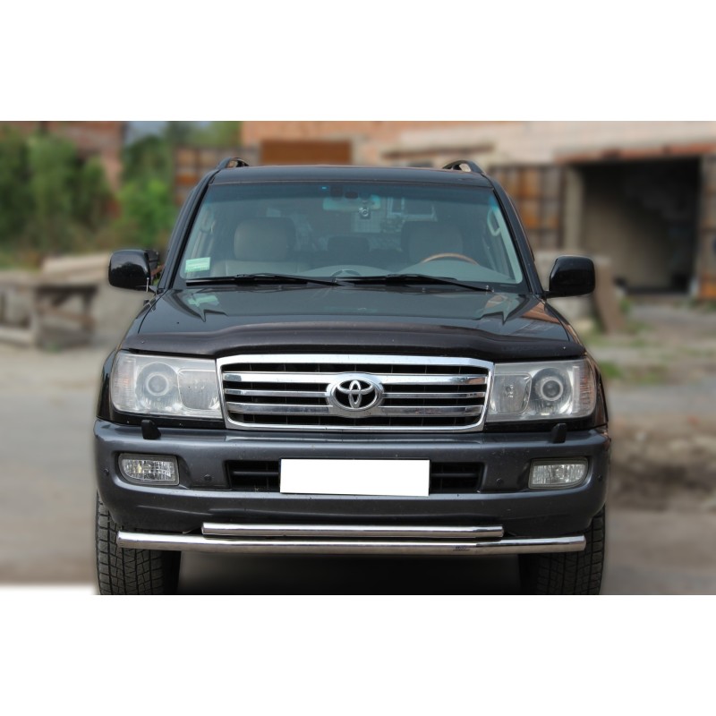 Передній захист ST014 (нерж.) d60/60 для Toyota Land Cruiser 100