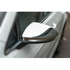 Накладки на дзеркала (2 шт, нерж) для Volkswagen Golf 7/E-Golf