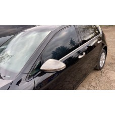 Нижні молдинги скла HB (4 шт, нерж) Carmos - Турецька сталь для Volkswagen Golf 7/E-Golf