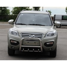 Кенгурятник QT006 (нерж.) для Lifan X60