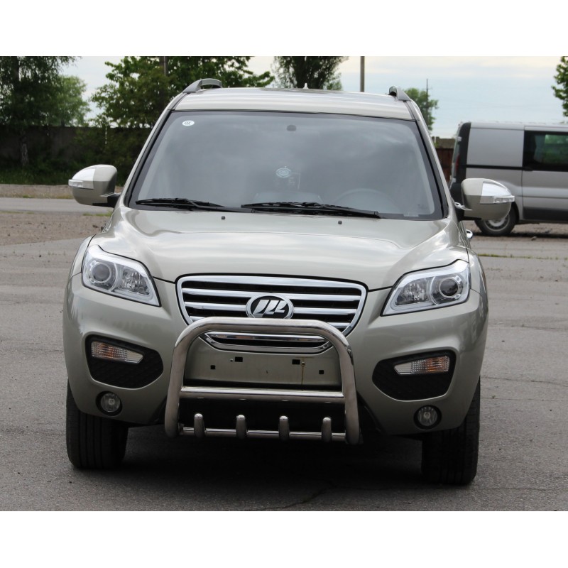 Кенгурятник QT006 (нерж.) для Lifan X60