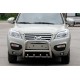 Кенгурятник QT006 (нерж.) для Lifan X60 2011- рр