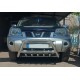 Кенгурятник QT006 (нерж.) для Nissan X-trail T30 2002-2007рр