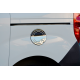 Хромированная накладка на лючок бензобака (нерж. сталь) для Opel Combo 2012-2018 гг