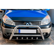 Кенгурятник WT003 (нерж) для Renault Scenic/Grand 2003-2009 рр