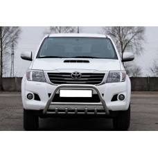 Кенгурятник WT003 (нержавейка) для Toyota Hilux 2006-2015 гг