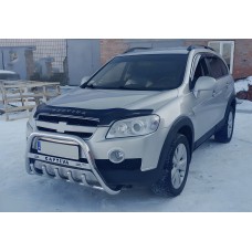 Кенгурятник WT004 (нерж) для Chevrolet Captiva 2006-2019 рр