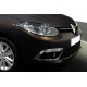 Окантовки противотуманных фар (2013-2025, 2 шт, нержавейка) для Renault Fluence