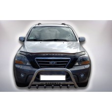 Кенгурятник WT004 (нерж) для Kia Sorento I BL 2002-2009 рр