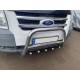 Кенгурятник WT004 (нерж) для Ford Transit 2000-2014 рр