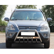 Кенгурятник WT004 (нерж) для Honda CRV 2001-2006 гг