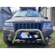 Кенгурятник WT004 (нерж) для Jeep Grand Cherokee WJ 1999-2004рр