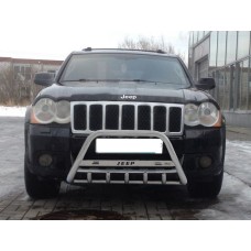Кенгурятник WT004 (нерж) для Jeep Grand Cherokee WK 2004-2010рр