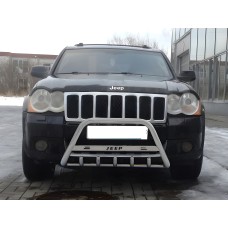 Кенгурятник WT004 Нержавейка для Jeep Grand Cherokee WK 2004-2010 гг