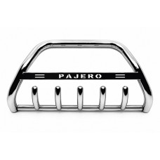 Кенгурятник WT004 (нерж) для Mitsubishi Pajero Sport 2015- рр