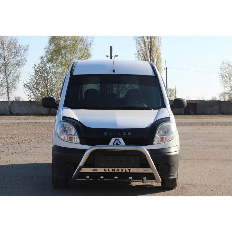 Кенгурятник WT004 (нерж) для Renault Kangoo 1998-2008 гг