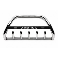 Кенгурятник WT004 (нерж) для Volkswagen Amarok 2010-2022 рр