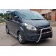 Кенгурятник WT006 (нержавейка) для Ford Custom 2013-2022 гг