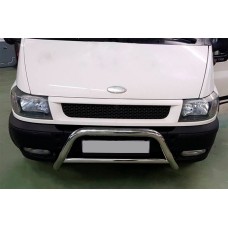 Кенгурятник WT006 (нержавейка) для Ford Transit 2000-2014 гг
