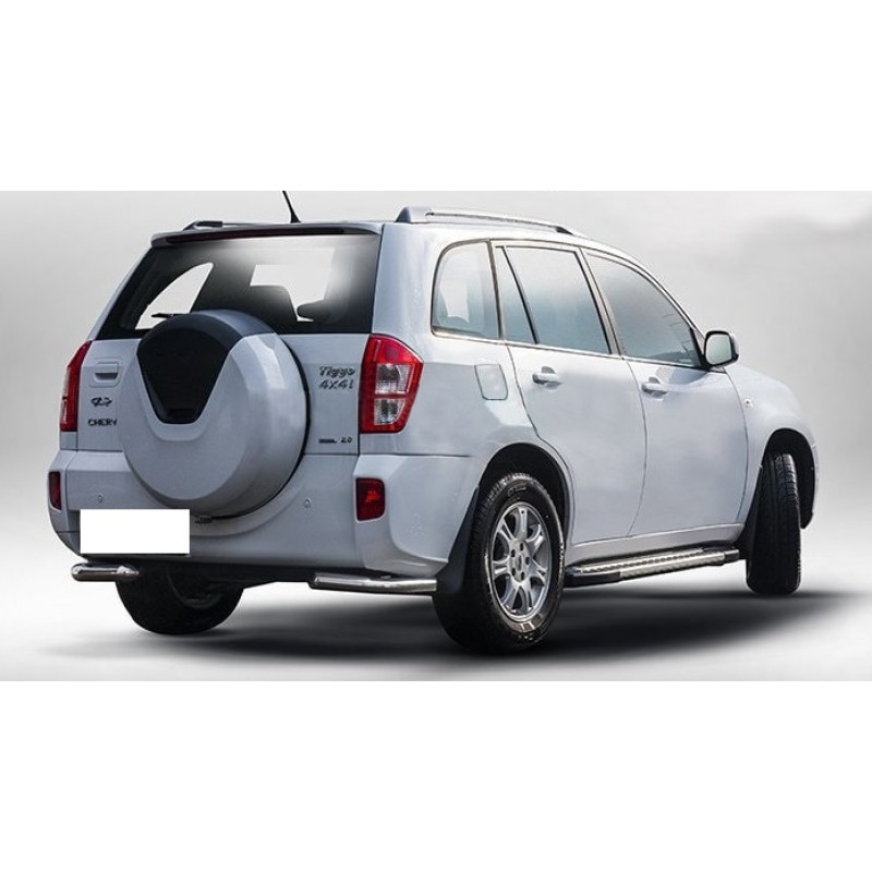 Задні куточки AK003 (2 шт., нерж) для Chery Tiggo 3