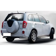 Задні куточки AK003 (2 шт., нерж) для Chery Tiggo 3 2005- рр