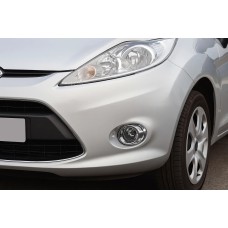 Накладки на туманки (2 шт, пласт) для Ford Fiesta 2008-2017 рр