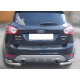 Задні подвійні куточки AK003-double (2 шт., нерж) для Ford Kuga 2008-2013 рр