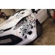 Накладки на фари (2 шт, пласт) для Ford Fiesta 2008-2017 рр Накладки на фари (2 шт, пласт) для Ford Fiesta 2008-2017 рр