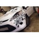 Накладки на фари (2 шт, пласт) для Ford Fiesta 2008-2017 рр Накладки на фари (2 шт, пласт) для Ford Fiesta 2008-2017 рр