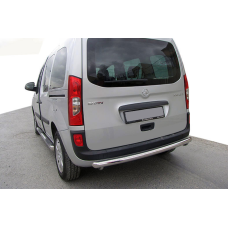 Задняя защита AK002 (2 шт., нерж. сталь) для Renault Kangoo 2008-2020 гг