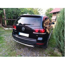 Задній захист AK002 (2 шт., нерж) для Volkswagen Touareg 2002-2010 рр