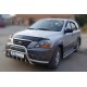 Кенгурятник з вусами WT003 (нерж.) для Kia Sorento 2002-2009 рр